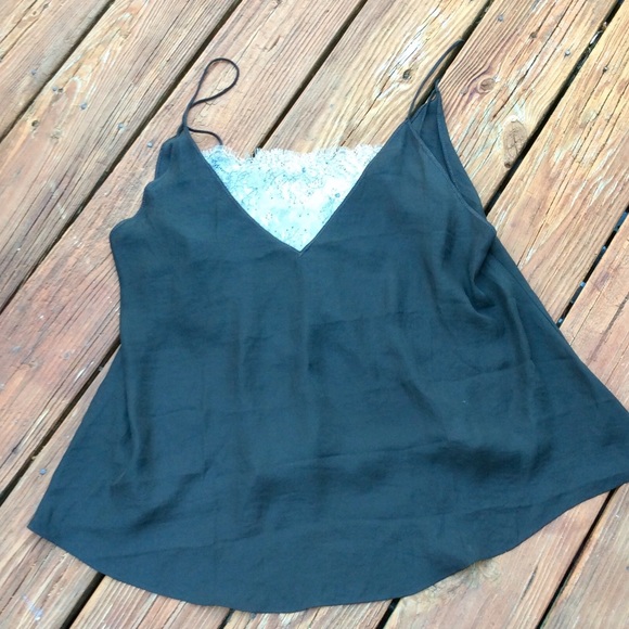 Free People Other - NWOT super cute cami with lace accent FREE PEOPLE